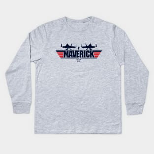 Top Gun Maverick Kids Long Sleeve T-Shirt